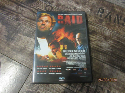Raid dvd. Kotimainen rikoselokuva "
