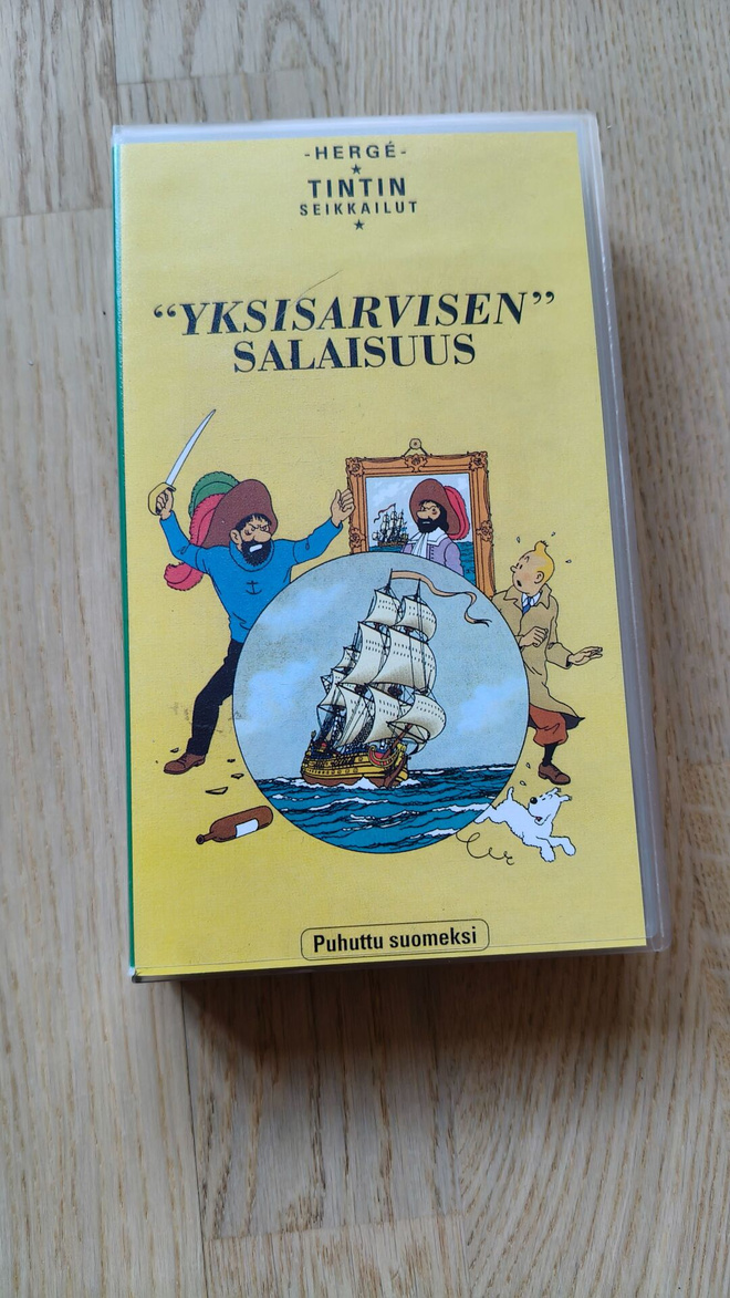 Tintin seikkailut: "Yksisarvisen" salaisuus VHS – Suomeksi