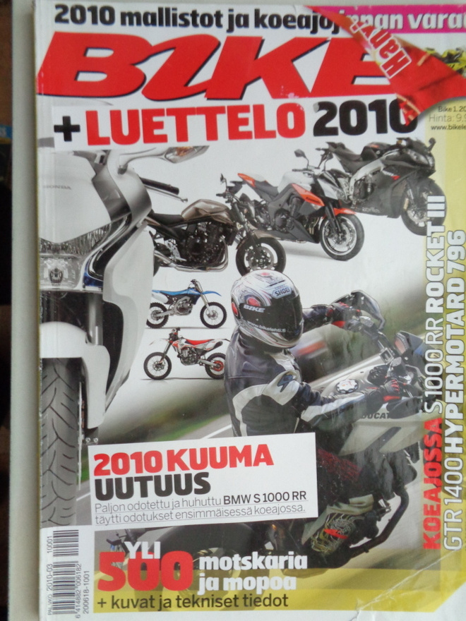 Bike + luettelo Nro 1/2010 (13.5)