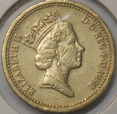 Britania. 1 pound 1992.