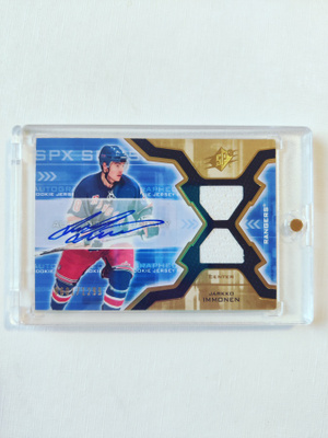 Jarkko Immonen - 06-07 SPx Autographed Rookie Jersey /1299