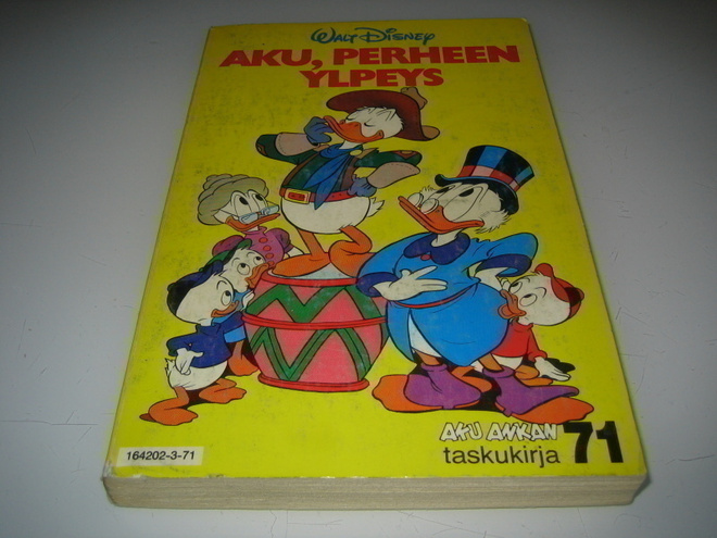 Aku Ankan Taskukirja 71: Aku, Perheen Ylpeys 1p