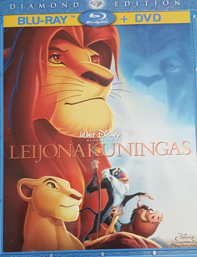 Leijonakuningas Blu-ray + DVD -Blu-Ray