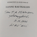 Hannu Rautkallio : Laboratorio Suomi : Kekkonen ja KGB 19... - pikkukuva 3