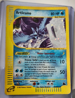 Skyridge articuno holo