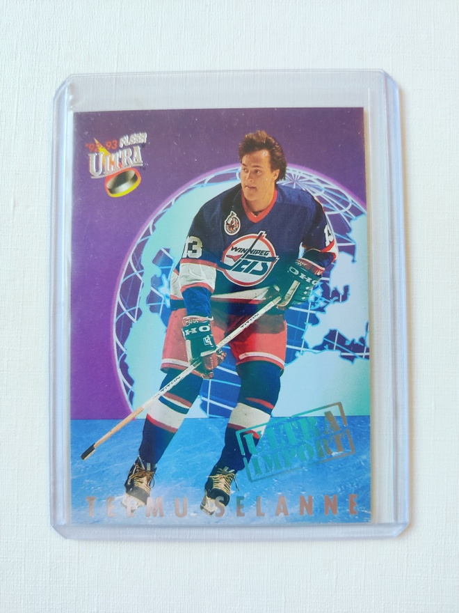 Teemu Selänne - 92-93 Fleer Ultra Import Rookie