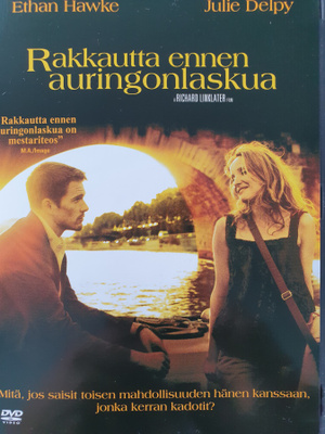 RAKKAUTTA ENNEN AURINGONLASKUA (Ethan Hawke & Julie Delpy)