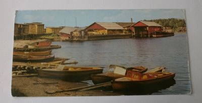 Ruovesi, panoraama, veneitä, lautatarhaa, ylipitkä pk, ei p.
