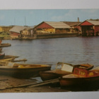 Ruovesi, panoraama, veneitä, lautatarhaa, ylipitkä pk, ei p. - pikkukuva 1