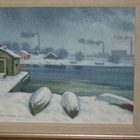 Lennu Juvela LAUKONTORI Viinikan kirkko v.1944 - pikkukuva 3