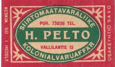 H. Pelto, Vallilantie 15 b482