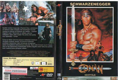 Conan Hävittäjä (61 887) k -FI- DVD suomik. arnold schwarze