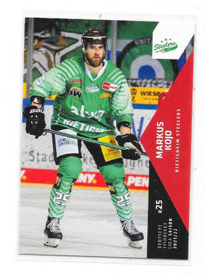 2021-22 DEL #59 Markus Kojo Bietigheim Steelers ex Ässät