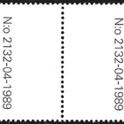 Ål 1989 Finströmin kir 1,50 mk välilöpari numero ** LaPe 037 - pikkukuva 2