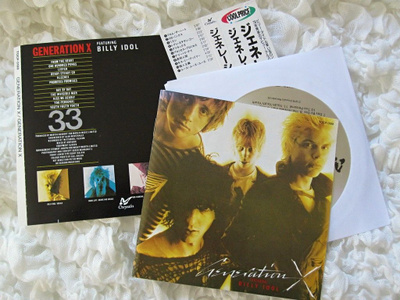Generation X Featuring Billy Idol CD (Japanilainen painos)
