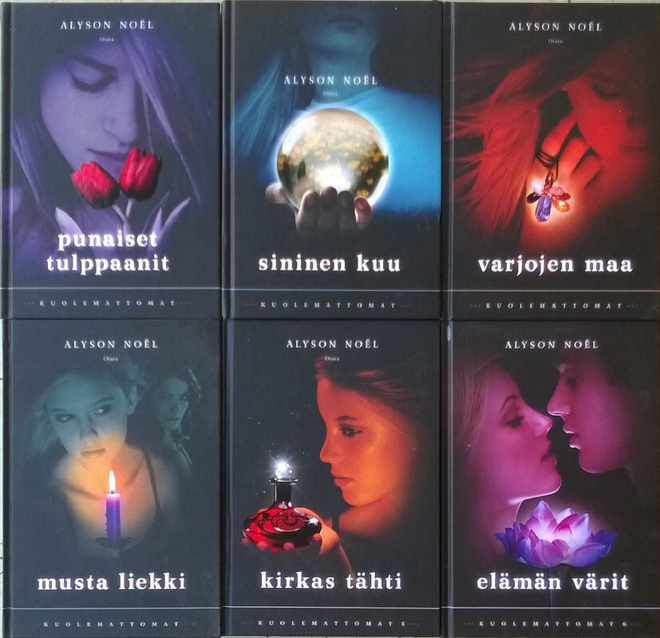 Alyson Noël: Kuolemattomat  1-6/6 (Otava 2011-13)