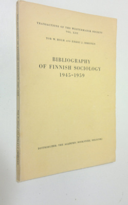 Tor Wilhelm Holm : Bibliography of Finnish sociology 1945...