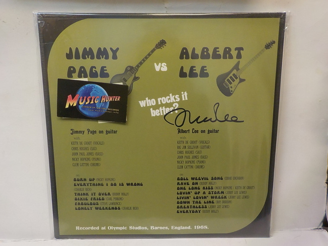 JIMMY PAGE VS ALBERT LEE - WHO ROCKS IT BETTER UUSI LP + CD