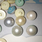 Pyöreä puolipallo nappi halkaisija 15mm - pikkukuva 2