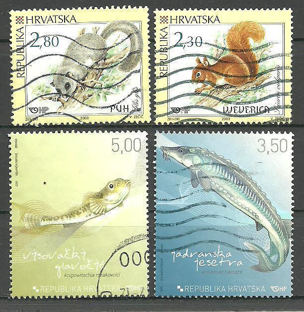 ELÄIMET eläinaiheiset merkit KROATIA o