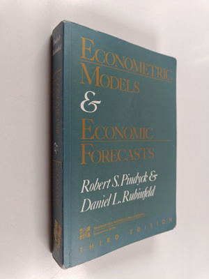 Robert S. Pindyck ym. : Econometric Models and Economic F...