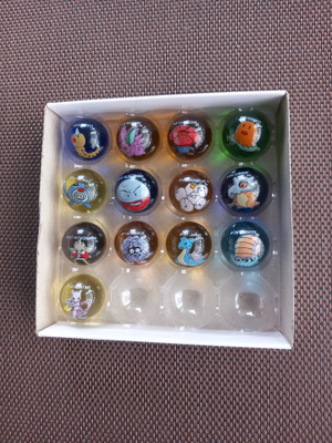 Pokemon keräilykuulat 4 € kpl