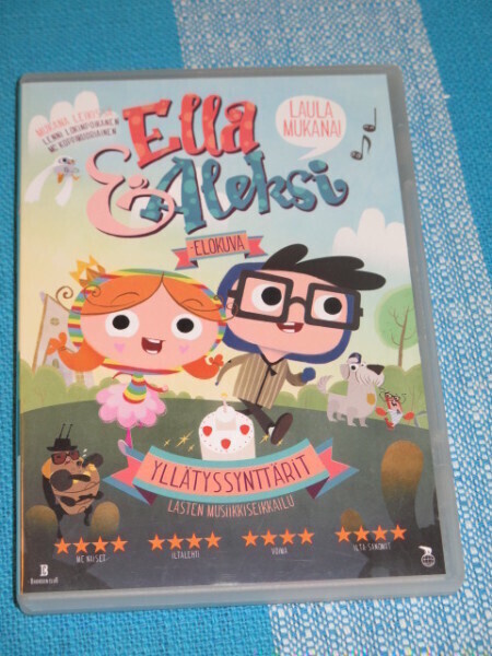 Dvd - Ella & Aleksi - Yllätyssynttärit - Lasten musiikkiseik