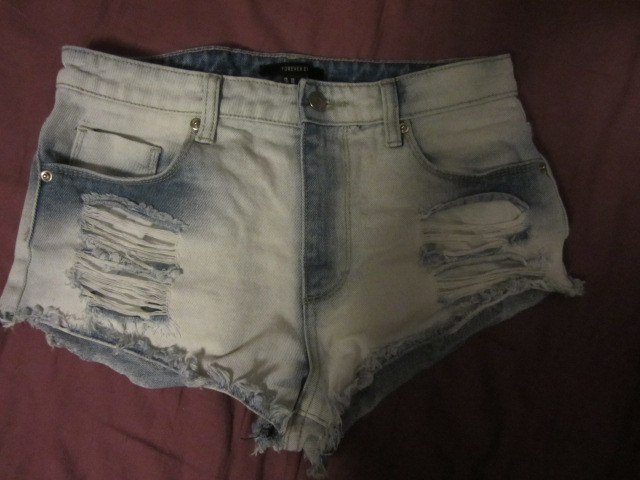 Farkkushortsit koko 36 Forever 21  Shortsit