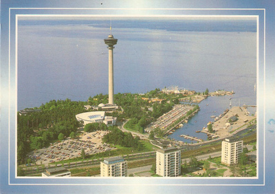 TAMPERE : Särkänniemi, Näsinneula. Ilmakuva