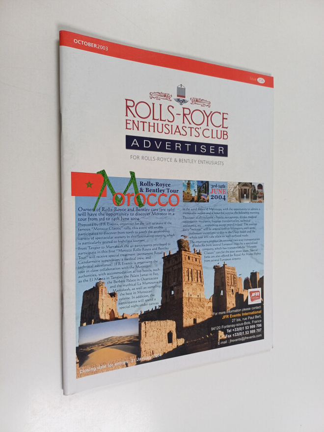 Rolls-Royce enthusiasts' club advertiser for Rolls-Royce ...
