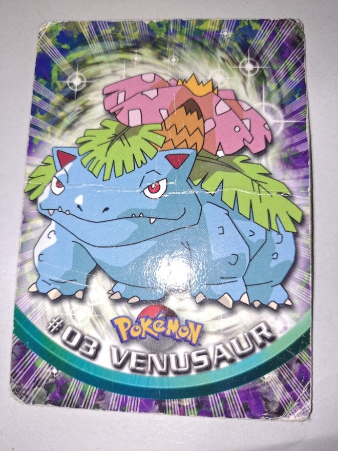 Pokémon Topps #03 Venusaur card