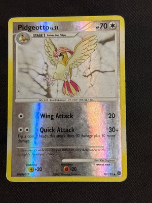 Pidgeotto lv.21 58/132 Secret Wonders Reverse holo