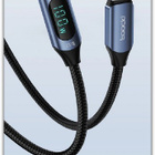 PD 100W USB C - USB  C lataus/datakaapeli/digitaalinäyttö 2m - pikkukuva 2