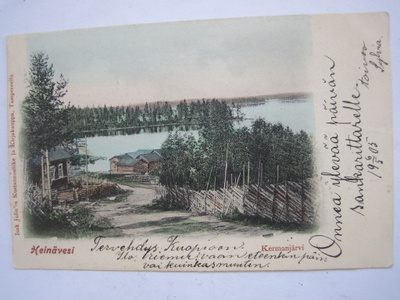 VANHA Postikortti Heinävesi 1905