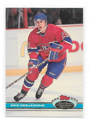 1991-92 Sadium Club #214 Eric Desjardins Montreal Canadiens