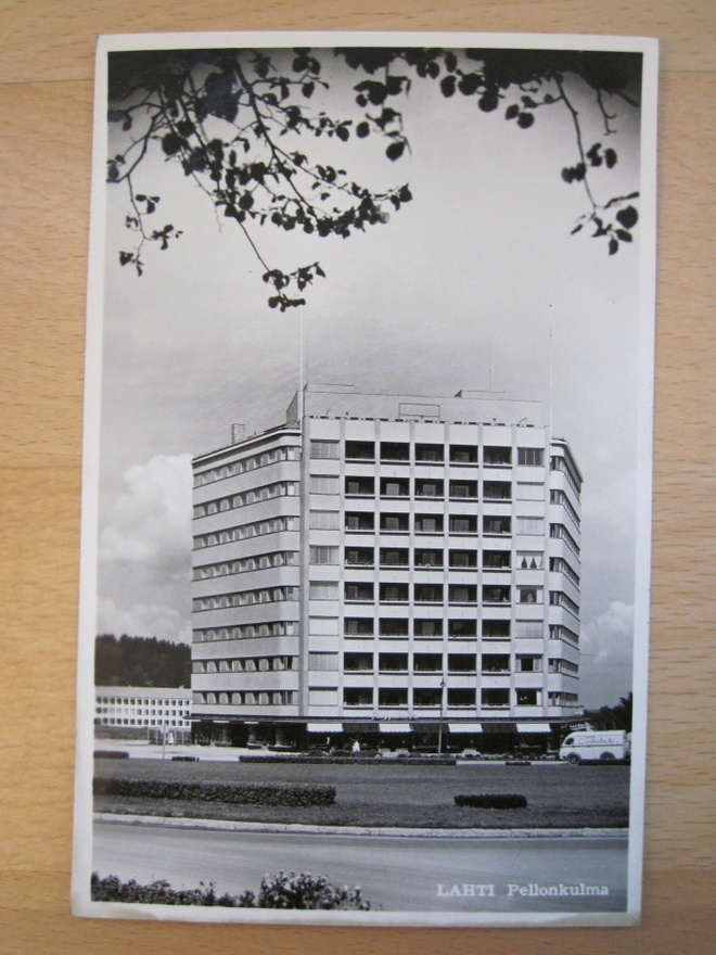 VANHA Postikortti Lahti 1950-l Alkup. Mallikappale