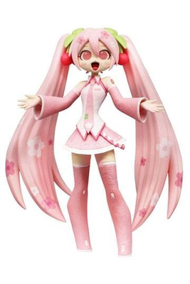 Hatsune Miku CartoonY PVC Statue Sakura Miku 16 cm UUSI