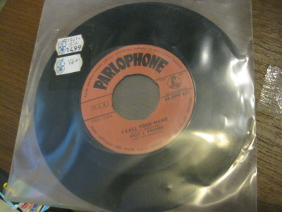 BILLY J. KRAMER - BAD TO ME VG+ 7" SINGLE