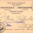 FIRMAKORTTI TURKU KIRJAKAUPPA HERMAN EDGRENS BOKHANDEL - pikkukuva 1
