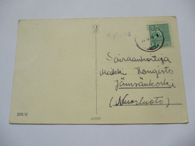 1956 Kylämä rivil s + (Kuhmoinen) kortilla
