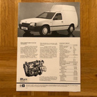 Esite Opel Kadett Combo 1987/1988 - pikkukuva 3