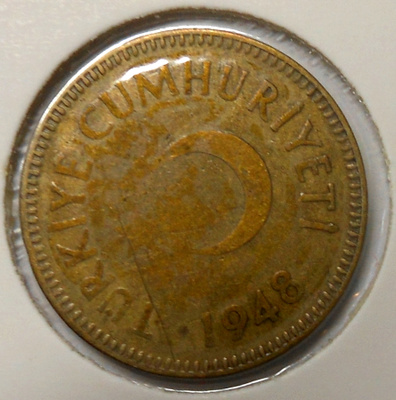 Turkey. 25 kurus 1948.