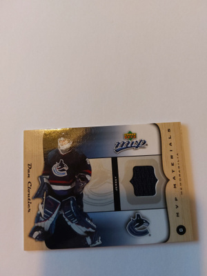 2005-06 Upper Deck MVP Materials #MDC Dan Cloutier