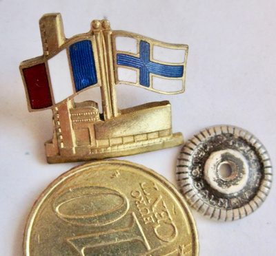 VANHA Ruuvimerkki Maaottelu Suomi-Ranska Olympiastadion