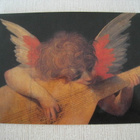pk taidepostikortti Musical Angel Uffizi kulkematon - pikkukuva 1
