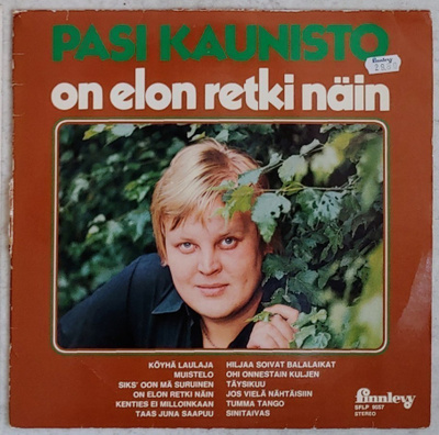 PASI KAUNISTO: On Elon Retki Näin – Finnlevy LP 1975