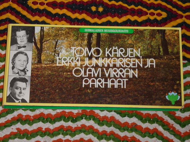 C-kasetti BOX OLAVI VIRTA,TOPI KÄRKI,E. JUNKKARINEN  1993 EX