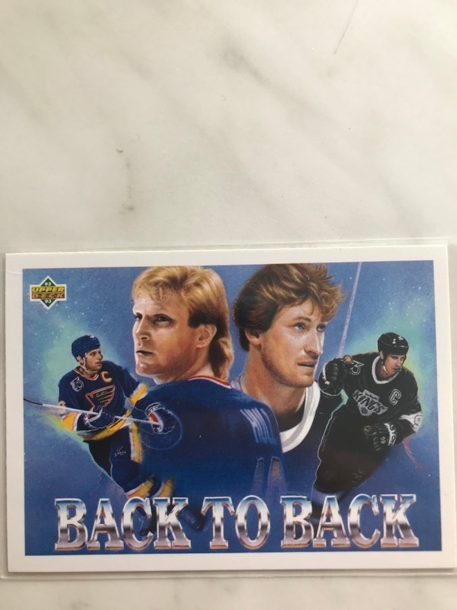 1992-93 Upper Deck Back To Back Wayne Gretzky #423