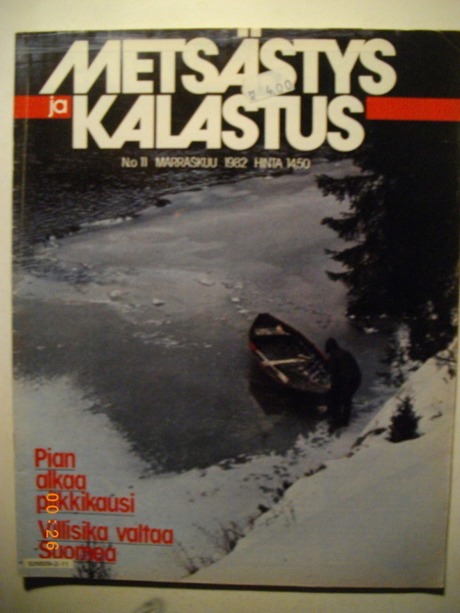 Metsästys ja kalastus Nro 11/1982 (10.11)