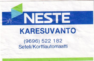 Karesuvanto, NESTE   1/11